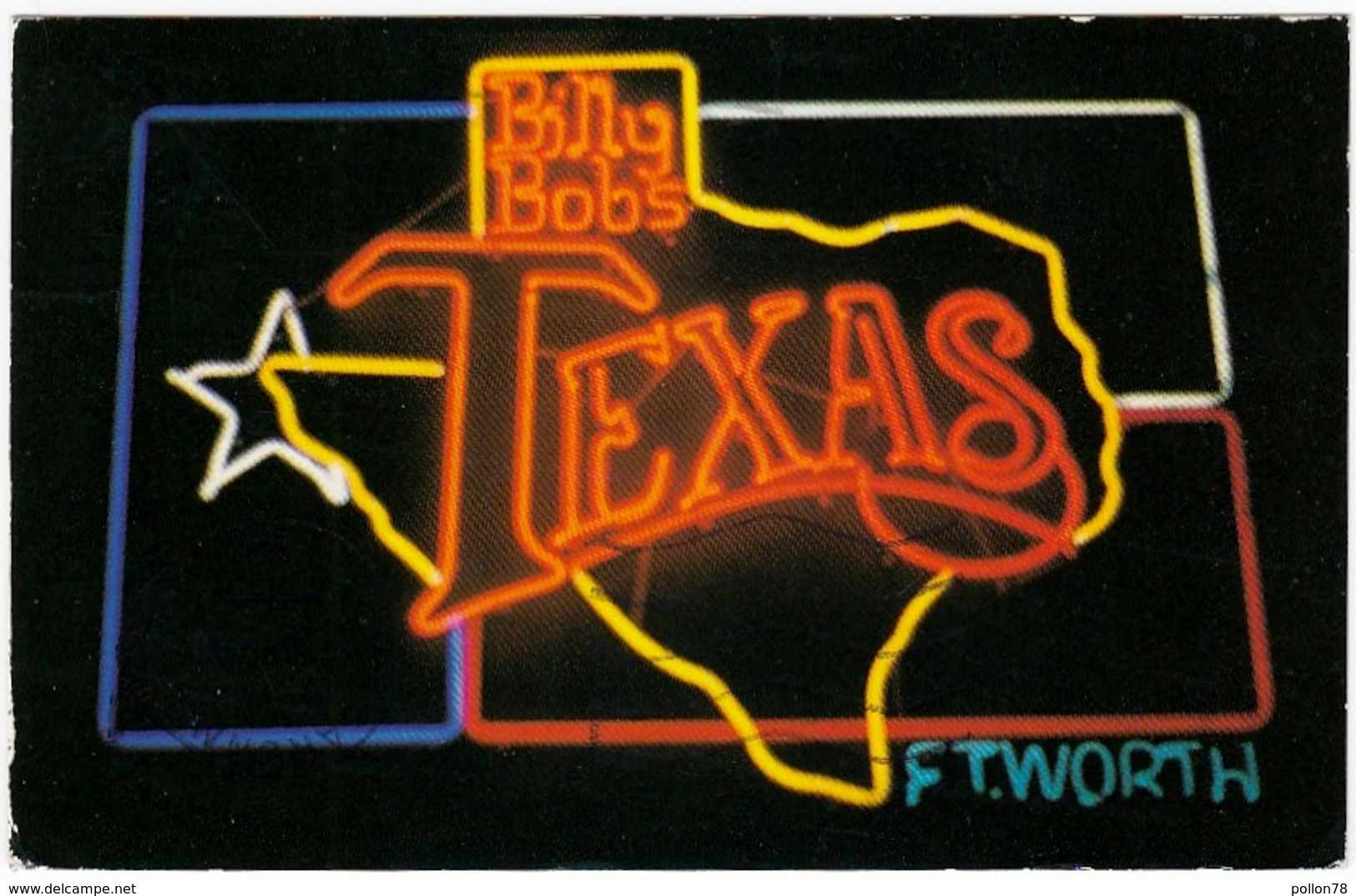 BILLY BOBS - FORT WORTH, TEXAS - 1991 - Vedi Retro - Formato Piccolo - Fort Worth