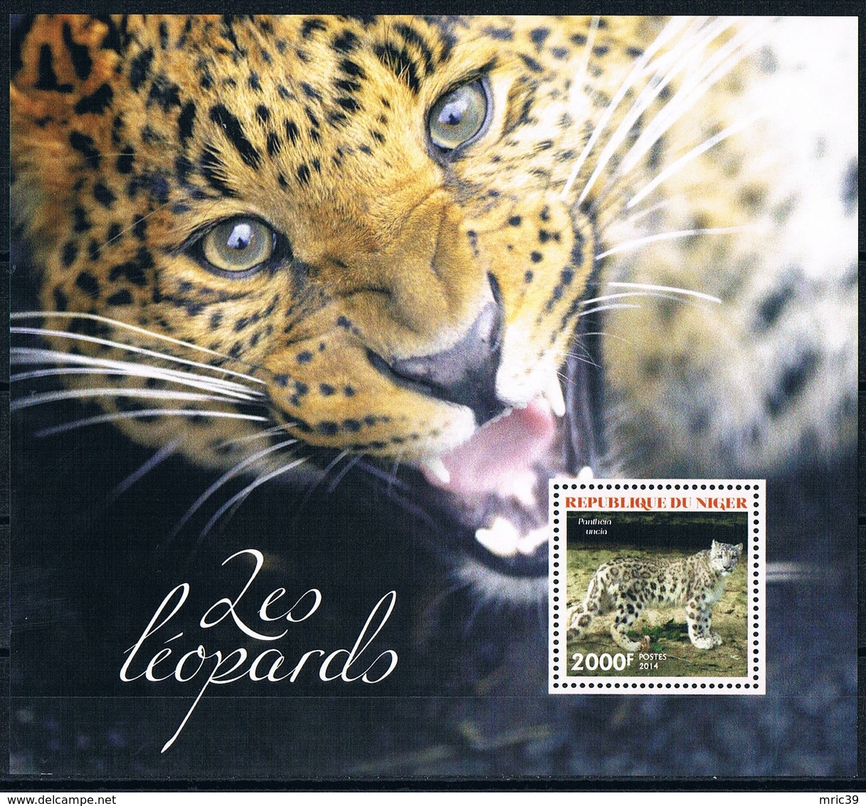 Bloc Sheet Animaux Felins Leopards Animals Wild Cats Neuf MNH ** Niger 2014 - Félins