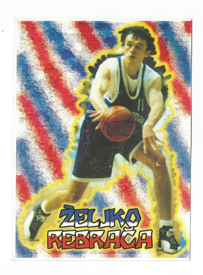 BASKETBALL YUGOSLAVIA EUROPEAN CHAMPIONS SPAIN 1997 ZELJKO REBRACA - Pallacanestro