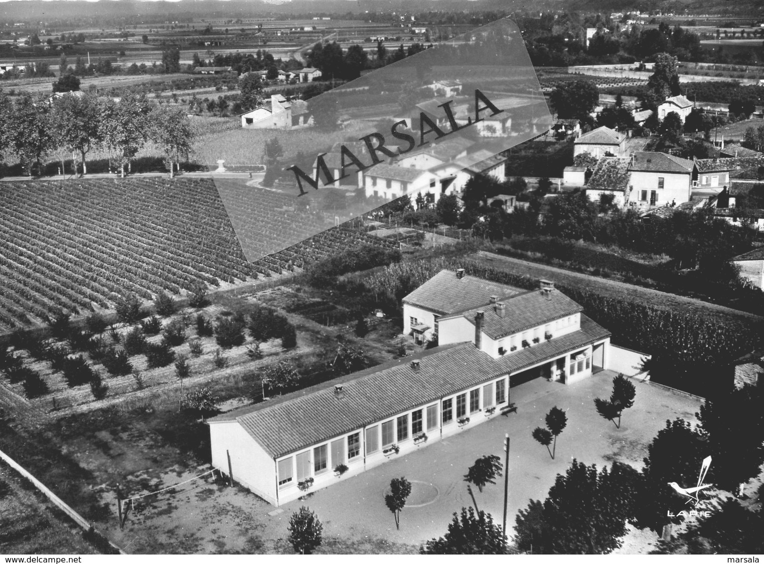 CPSM Labastide  Saint Pierre Le Groupe Scolaire - Labastide Saint Pierre