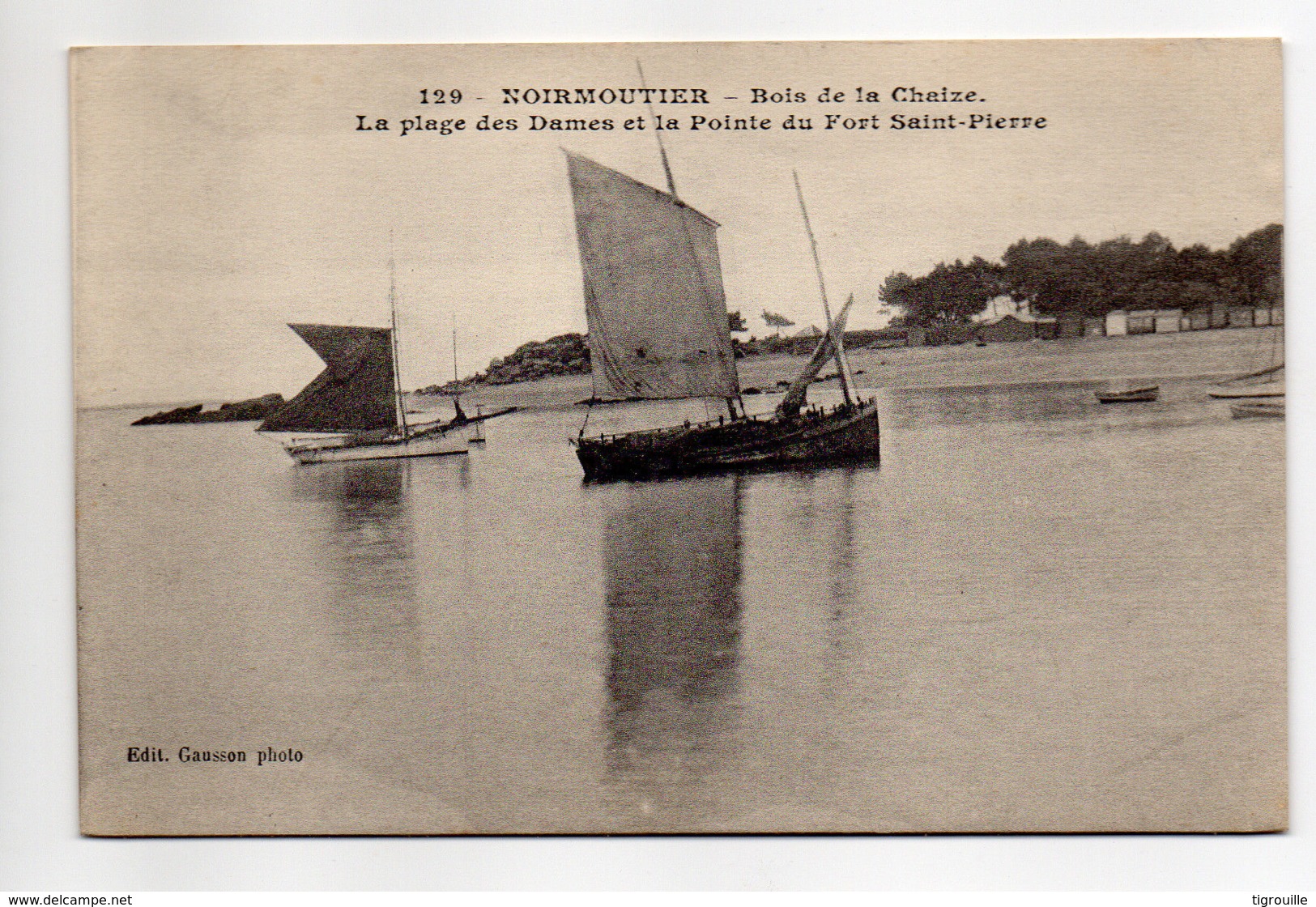 CP31006 - Noirmoutier - Bois De La Chaize, La Plage Des Dames Et La Pointe Du Fort Saint-Pierre - Ecrite - Ile De Noirmoutier