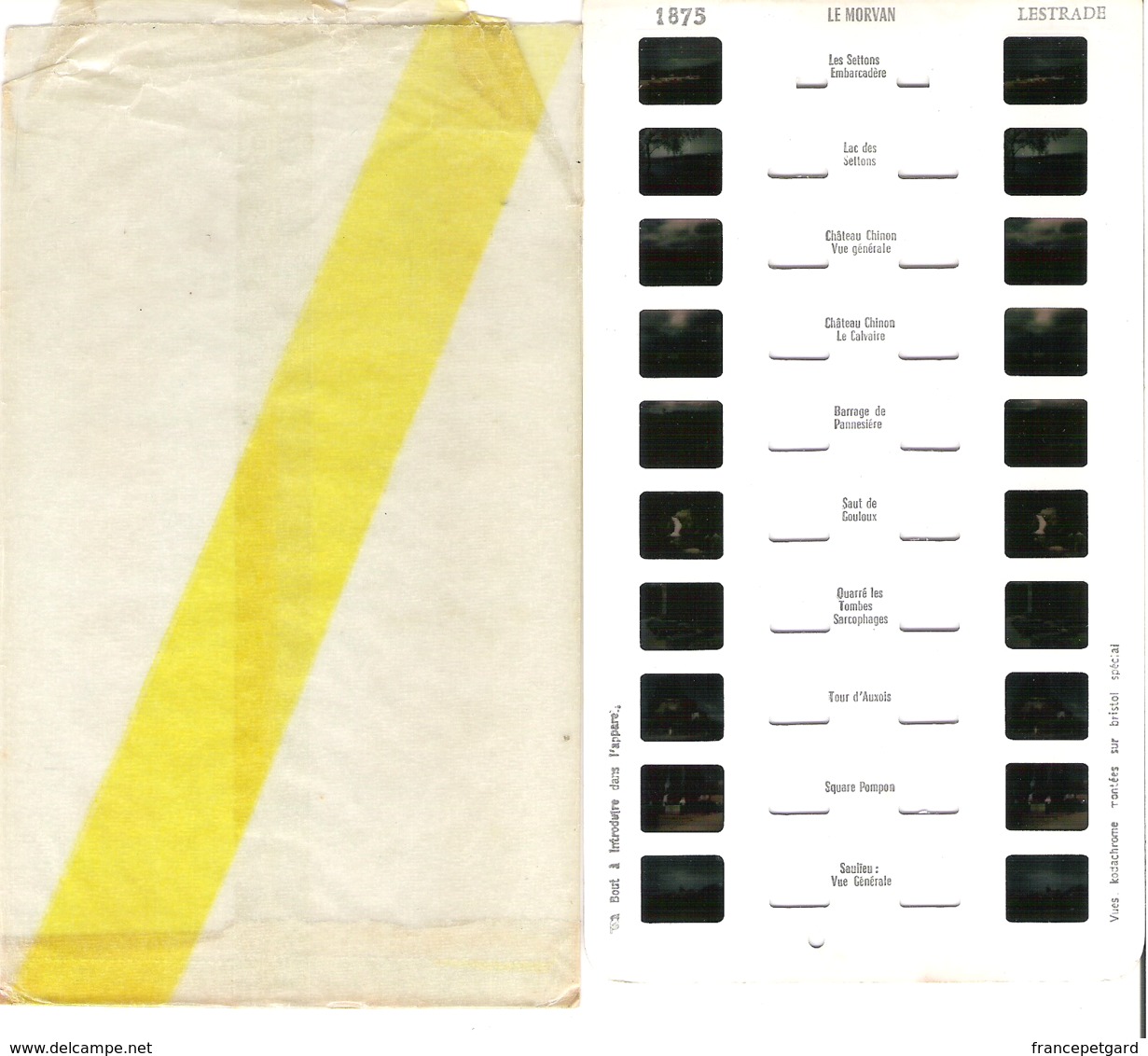 Lestrade  Vues Kodachrome  Le Morvan N°1875 - Visionneuses Stéréoscopiques