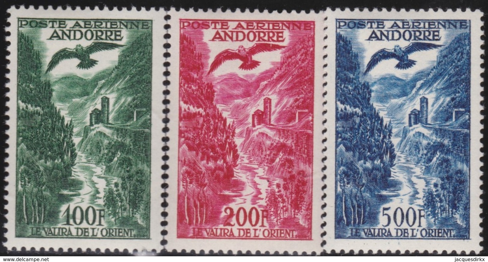 Andorre   .    Yvert   .    PA  2/4     .   *      .   Neuf Avec Charniere    . /   .   Mint-hinged - Luftpost