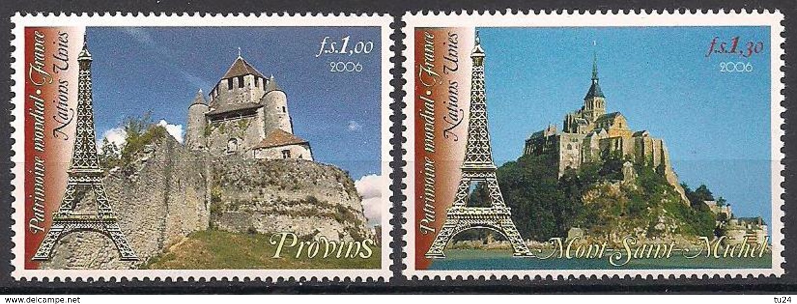 UNO  Genf (2006)  Mi.Nr.  543 + 544  Postfrisch / ** / Mnh (11ah18) - Ungebraucht