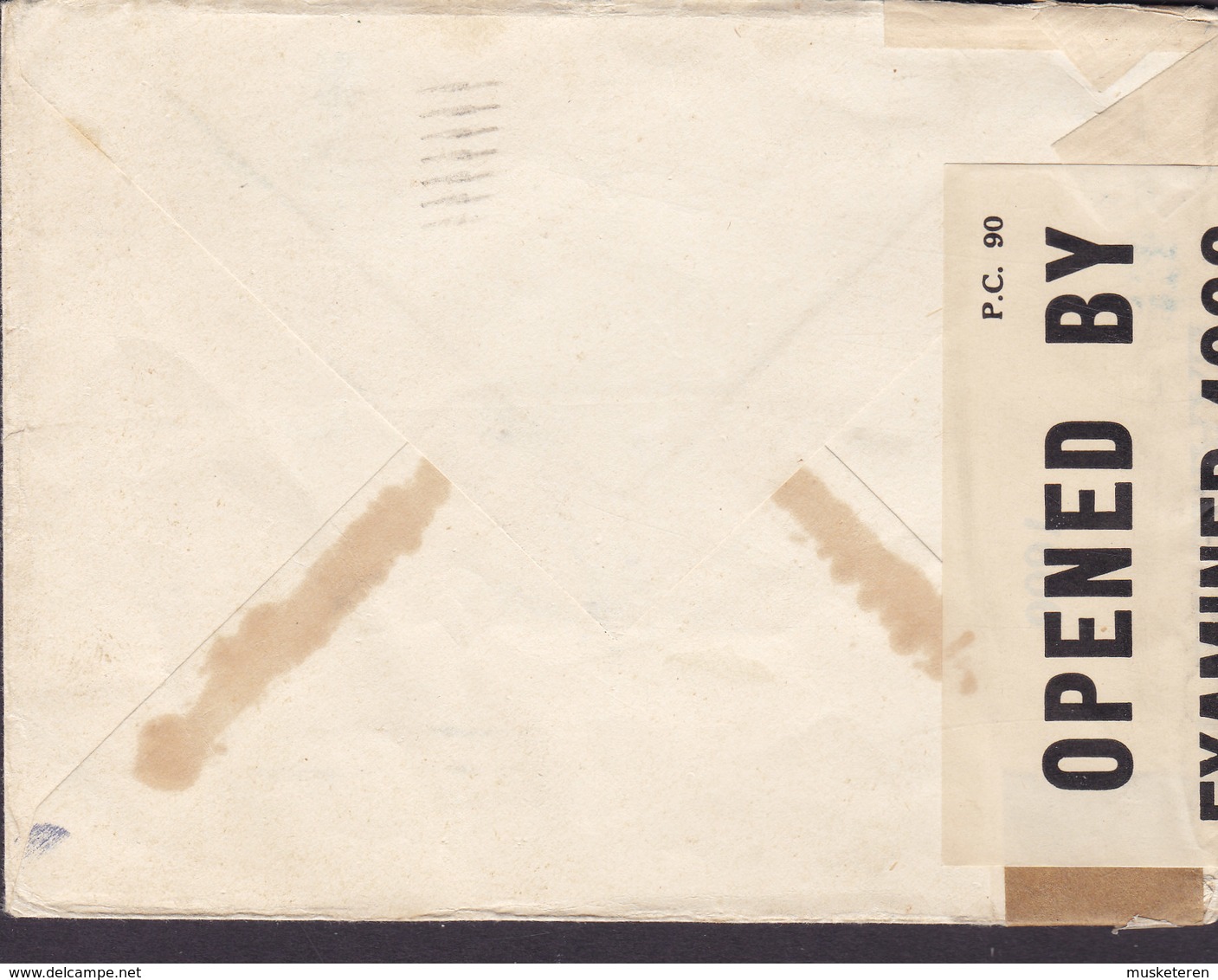 United States DARLINGTON Wis. 1942 Cover Brief ROHRBACH Bern Schweiz P.C. 90 OPENED BY EXAMINER Censor Label - Briefe U. Dokumente