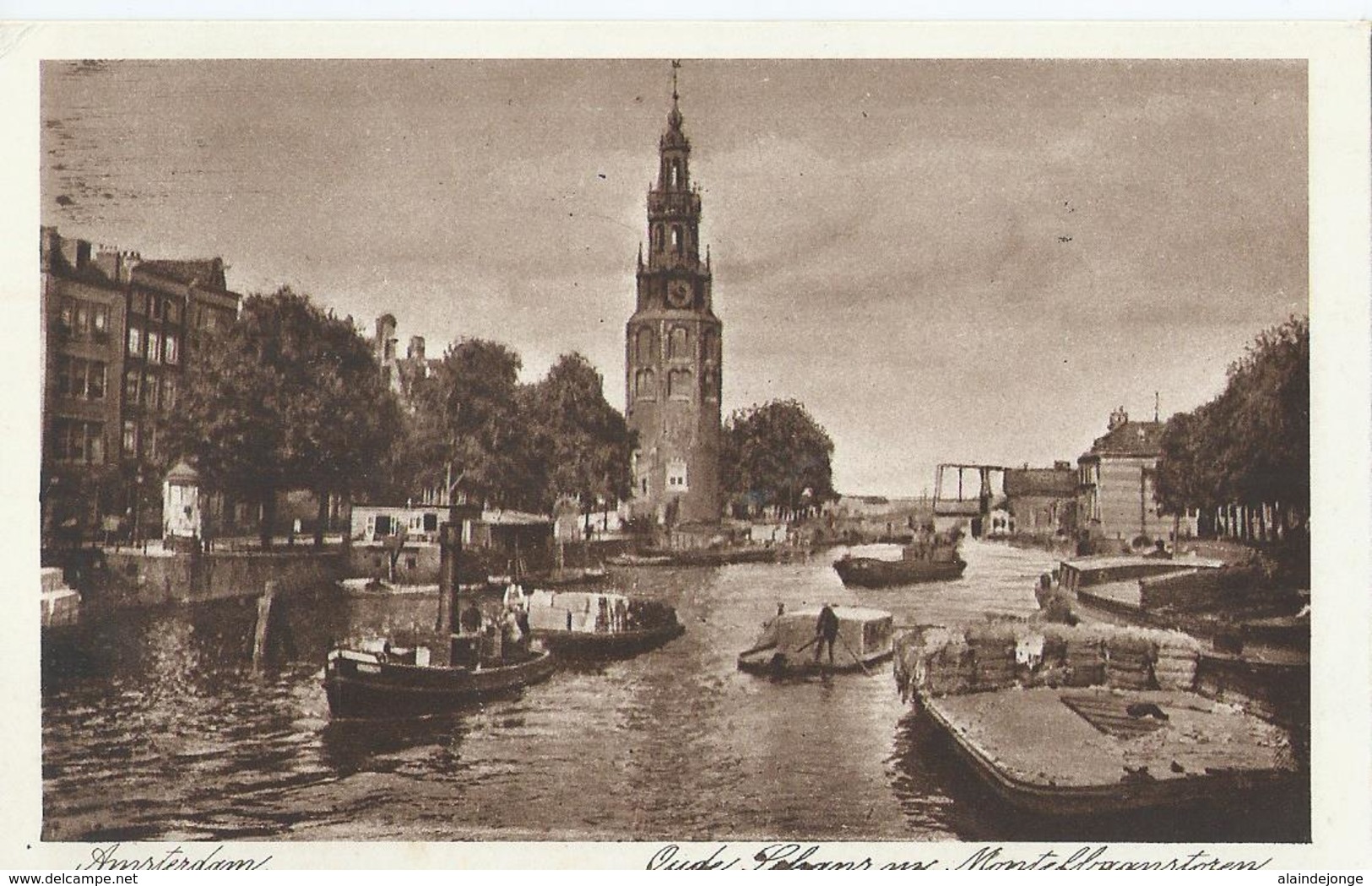 Amsterdam - Oude Schrans - Montelbaanstoren - L.T.A. - 1930 - Amsterdam