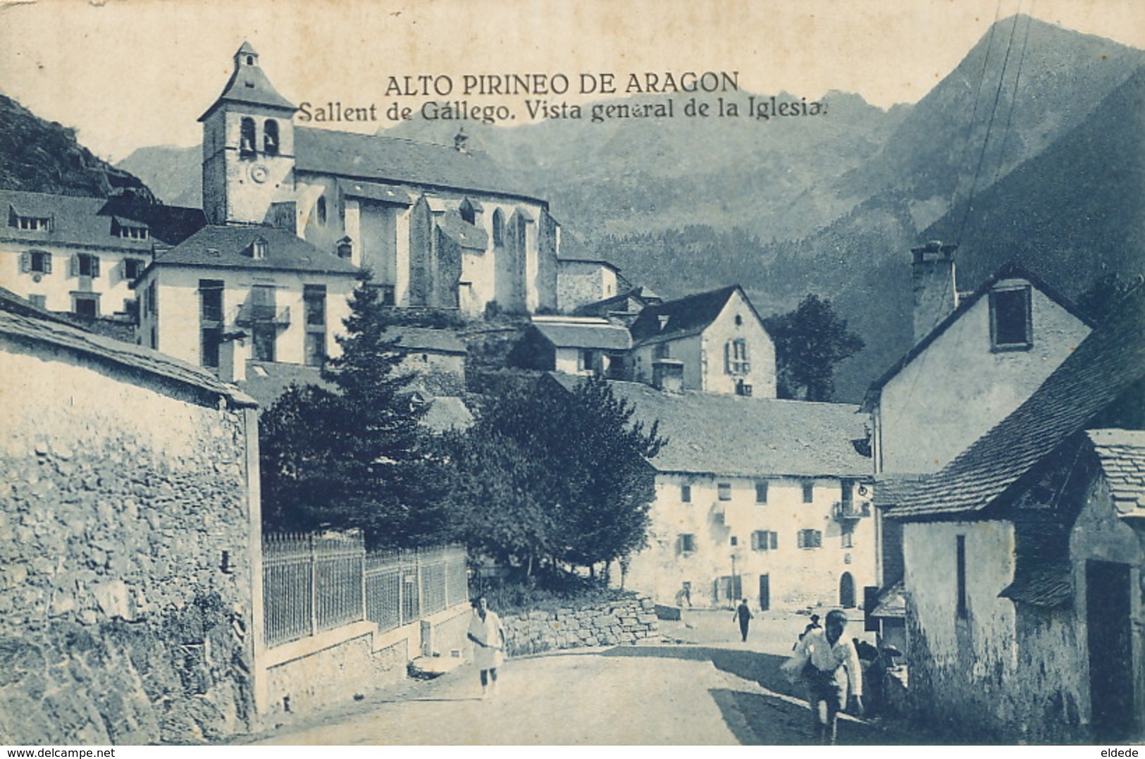 Sallent De Gallego . Vista General De La Iglesia - Autres & Non Classés