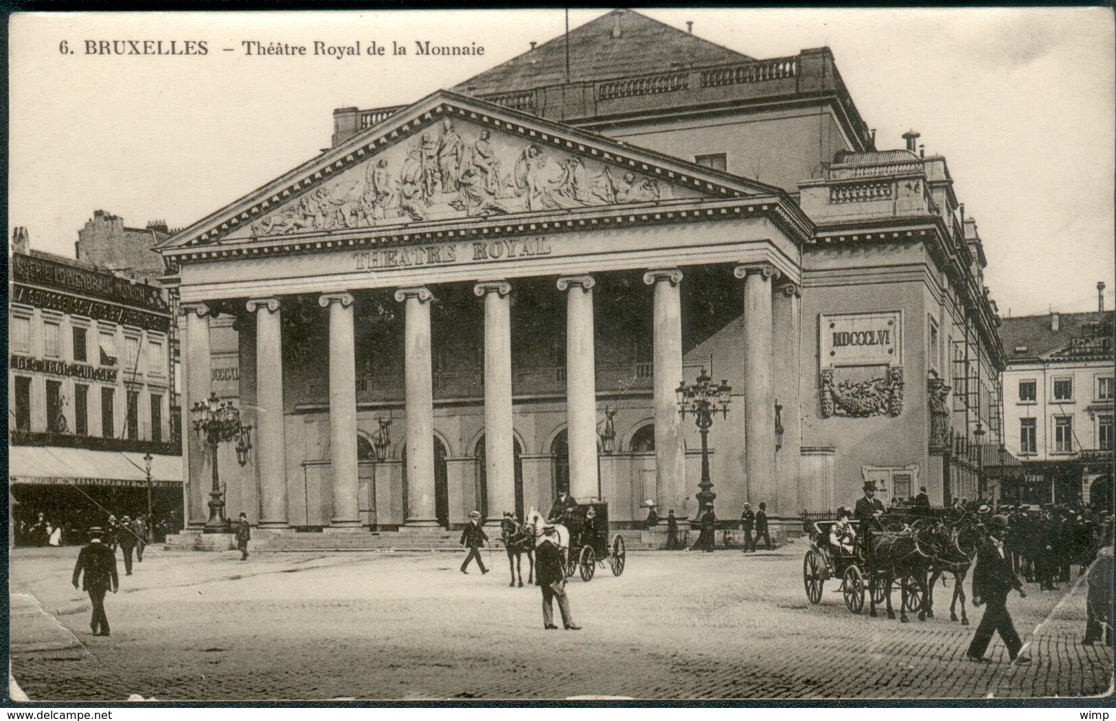 BRUXELLES :   Théatre Royal De La Monnaie - Places, Squares