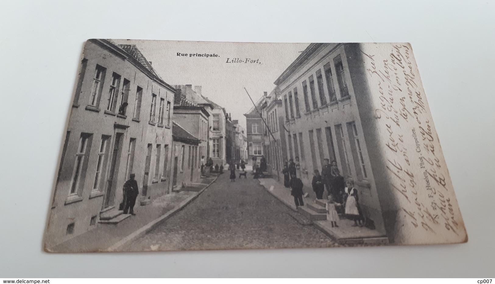 * Lillo-Fort Rue Principale Animée Oblitéré En 1908 - Lille