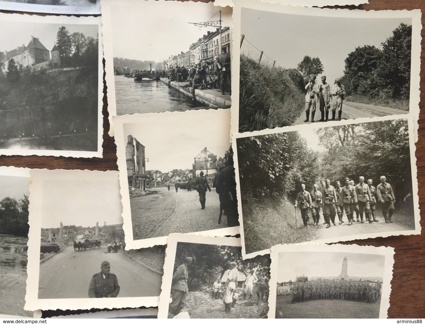 90 Fotos - Wehrmacht - Campagne de France, 1940 - Régions Grand Est, Hauts-de-France - Meuse, Aisne - Douaumont, etc.