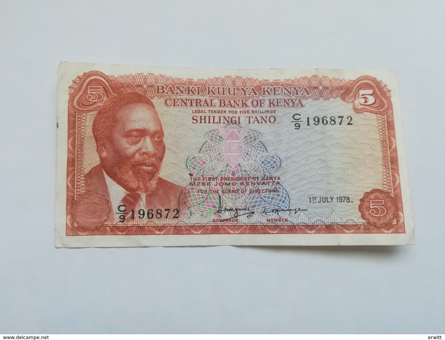 KENIA 5 SHILINGI 1978 - Kenya