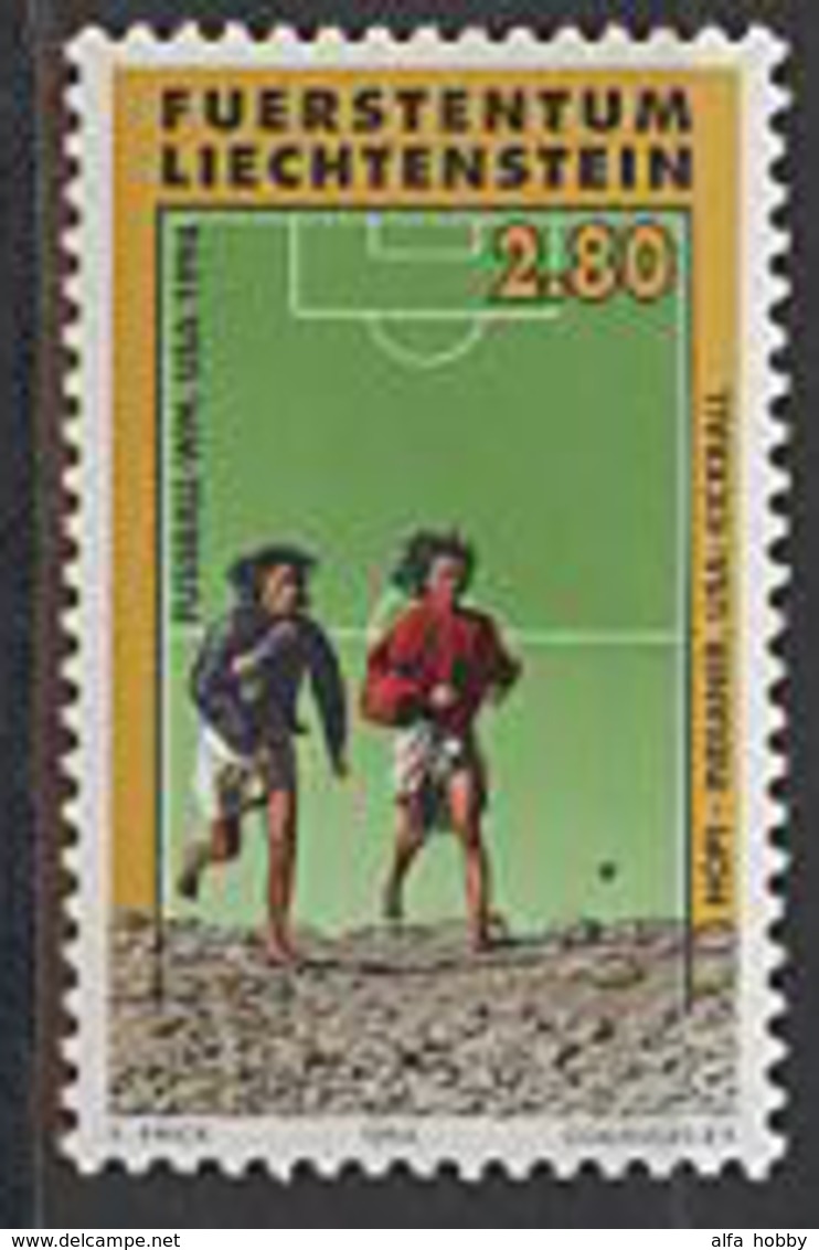 Liechtenstein, World Cup 1994, Stamp - 1994 – Verenigde Staten