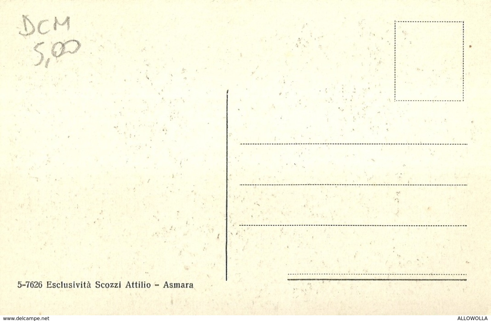2773 " ALTIPIANO DELL'AMASIEN - PAESE ABISSINO " CART.POST. ORIG ANIMATA NON SPED. - Eritrea
