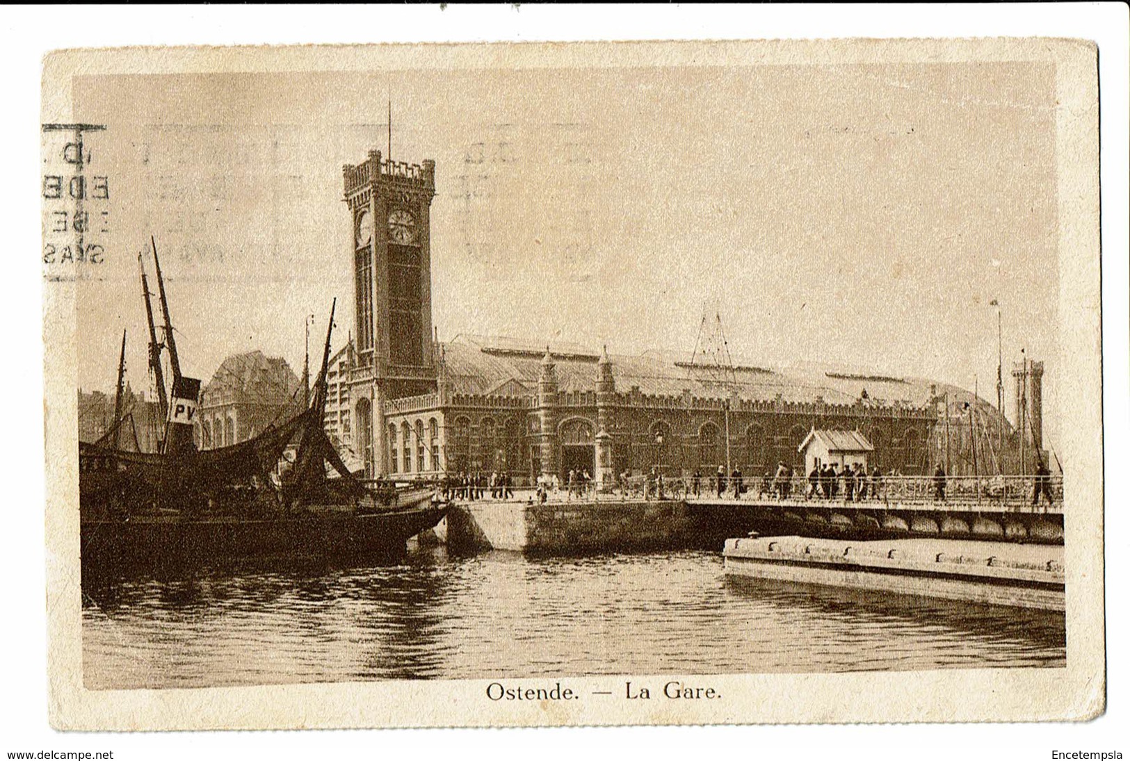 CPA - Carte Postale-Belgique- Oostende - La Gare -1925   VM745 - Oostende