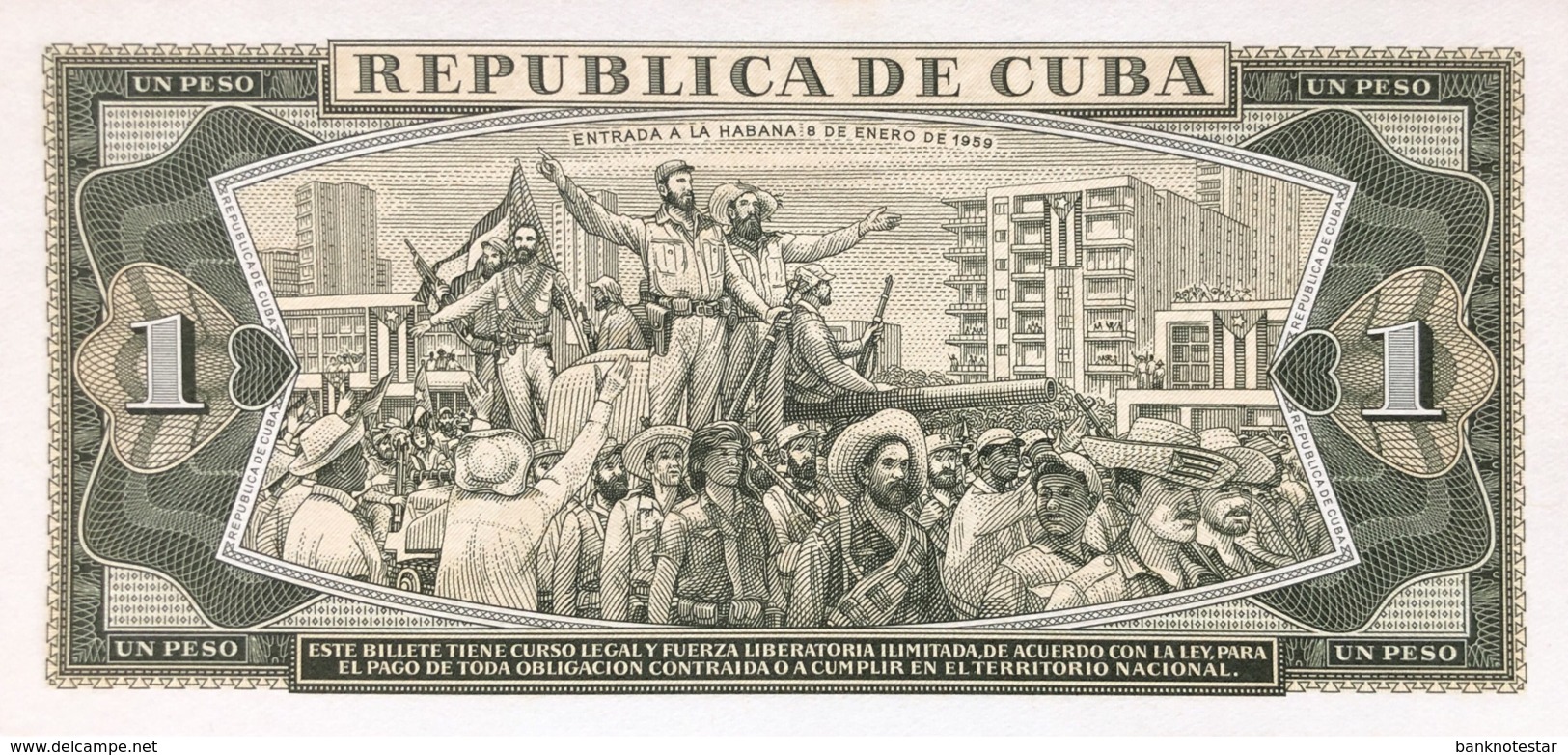 Cuba 1 Peso, P-102a (1967) - UNC - Kuba