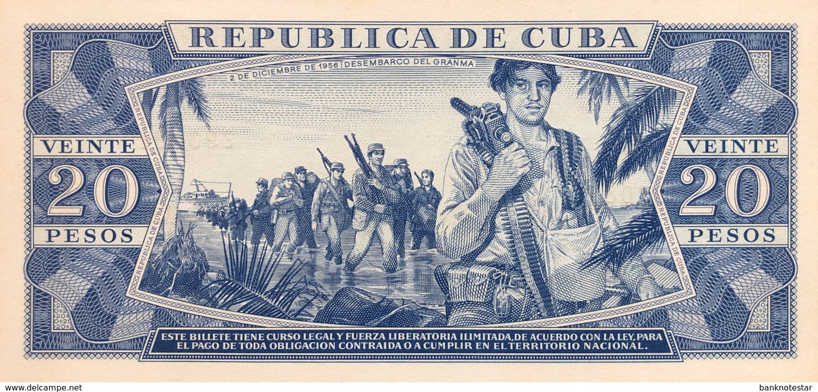 Cuba 20 Pesos, P-105a (1971) - UNC - Kuba