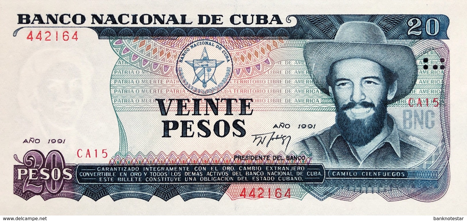 Cuba 20 Pesos, P-110 (1991) - UNC - Kuba