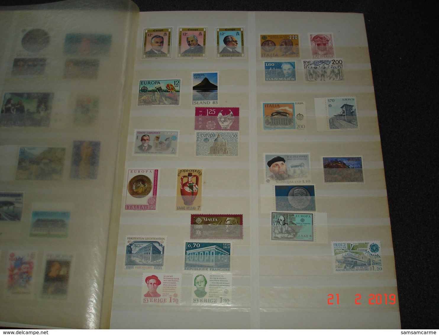 BELLE PETITE COLLECTION DE TIMBRES EUROPA  NEUFS  TOUS PAYS - Collections (sans Albums)