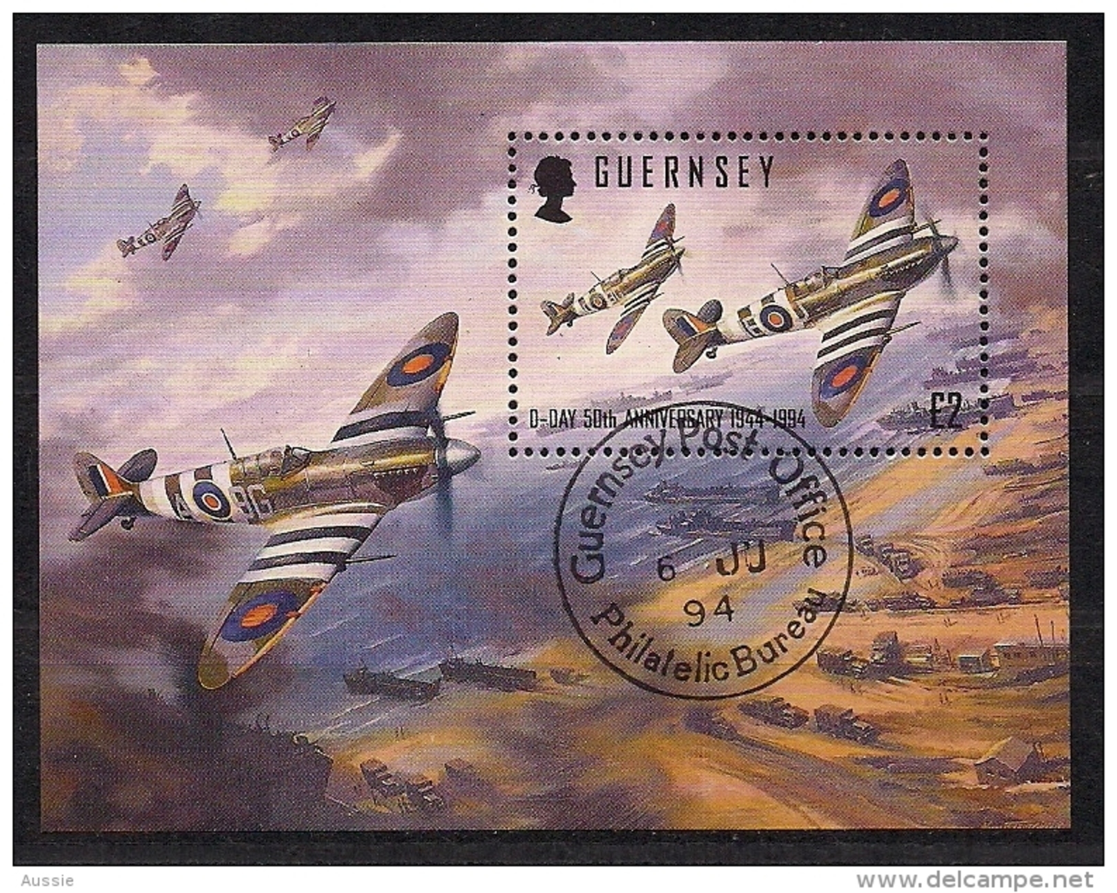 Guernsey Guernesey 1994 Yvertn° Bloc 26 (°) Oblitéré Used Cote 10 Euro - Guernesey