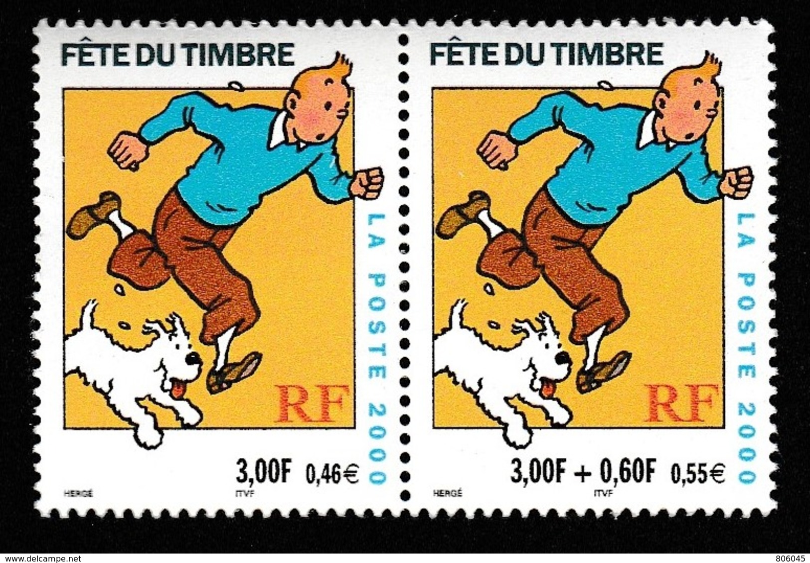 Fête Du Timbre 2000 Tintin - Ungebraucht