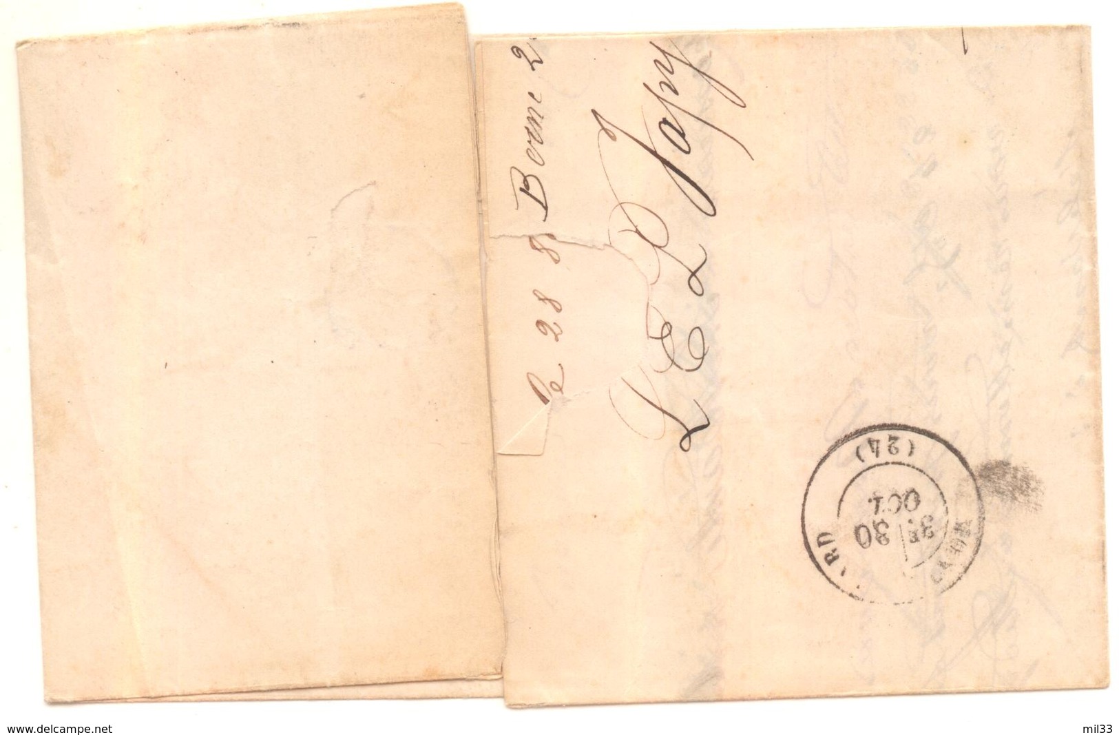 Lettre De D'Audaincourt Pour Montbéliard De 1874 20 C Céres YT 37 Oblitéré Losange - 1849-1876: Période Classique