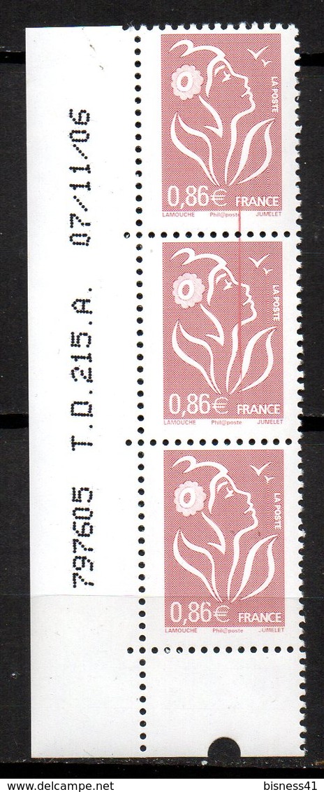 Col12 France Coin Daté Marianne Lamouche  N° 3969 / 3962 + Griffe  Neuf XX MNH Luxe - 2000-2009