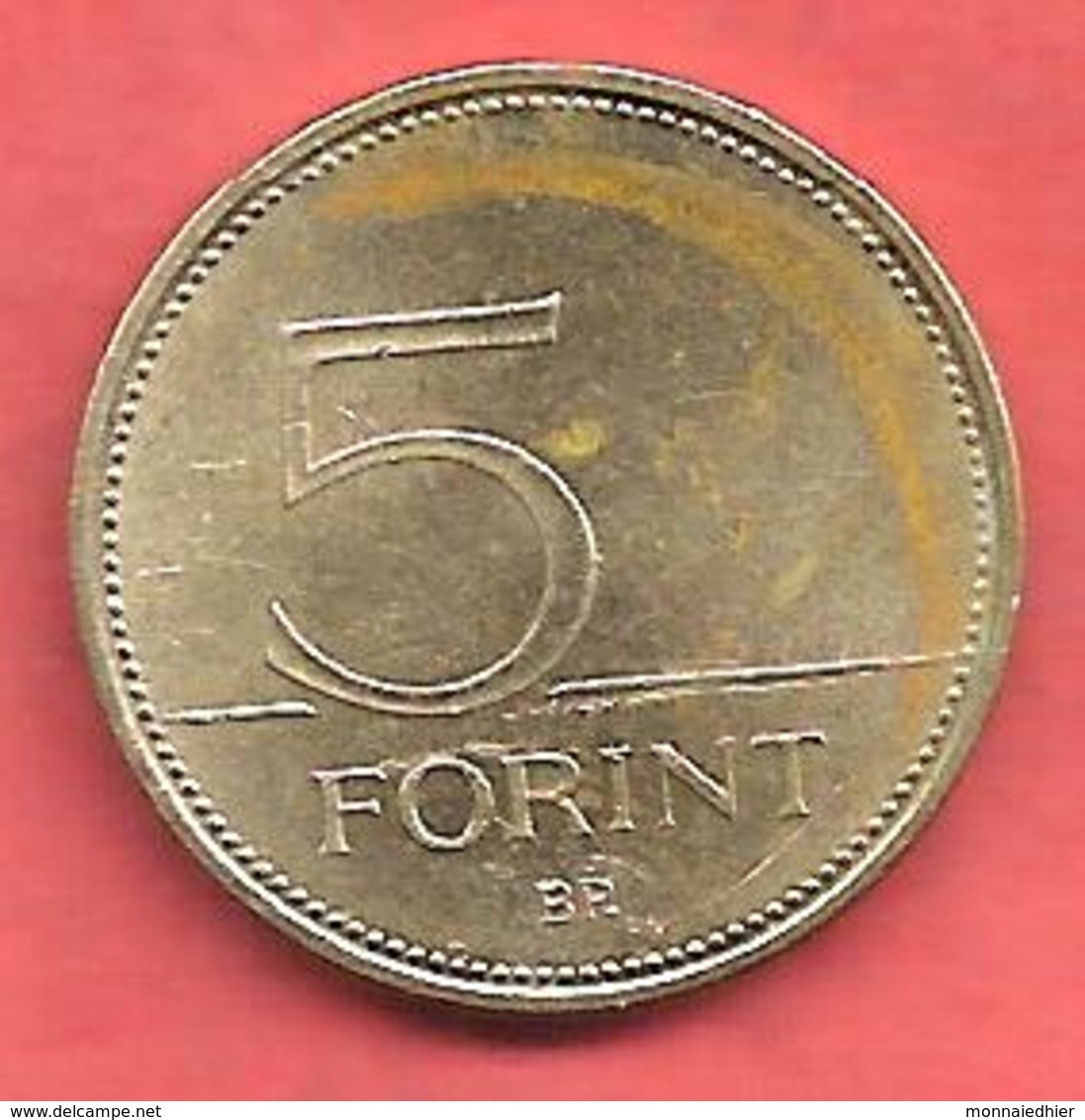 5 Forint , HONGRIE , Laiton , 1993 BP , N° KM # 694 - Hongrie