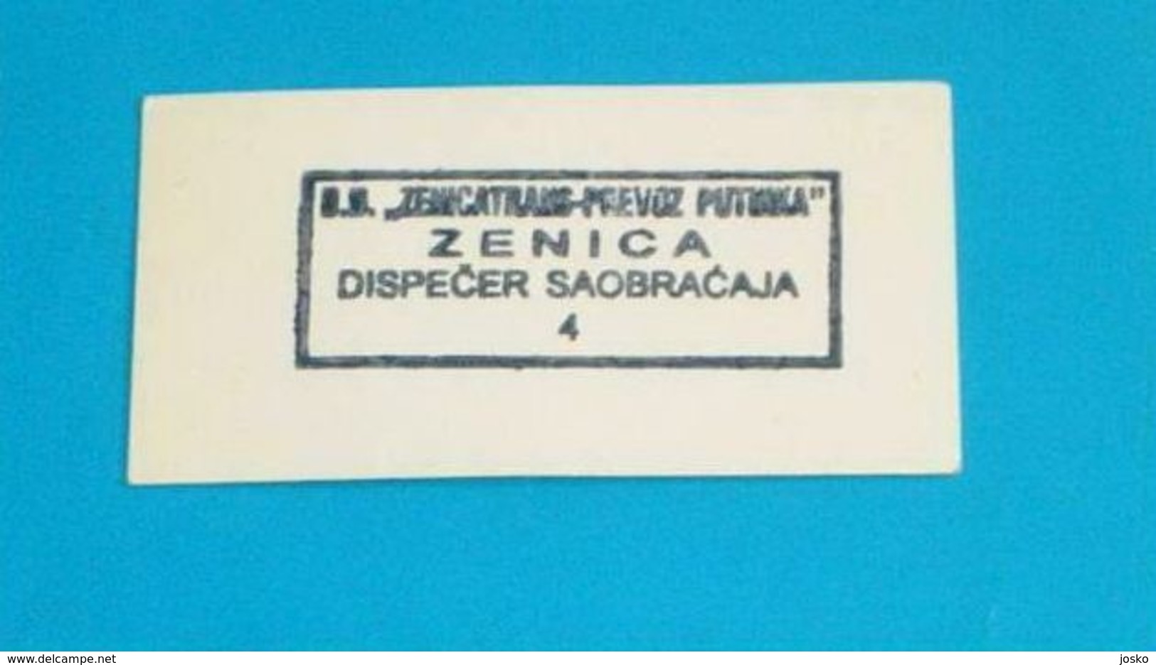 BOSNAPREVOZ MAGLAJ -  Old Bus Ticket 2 DM ( Bosnia And Herzegovina ) * Autobus Billet Biglieto Billete - Europe