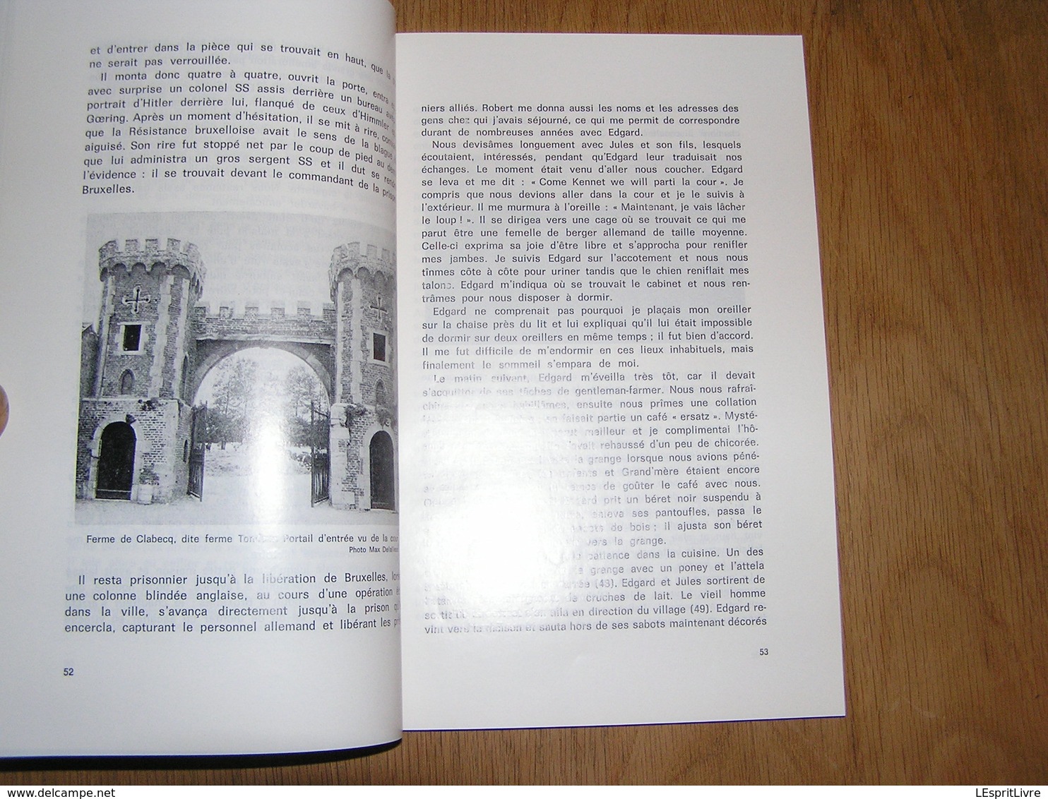 MEMOIRES D' UN AVIATEUR AMERICAIN Tombé à Braine Le Château en Août 1944 Régionalisme Crash Avion Clabecq Résistance