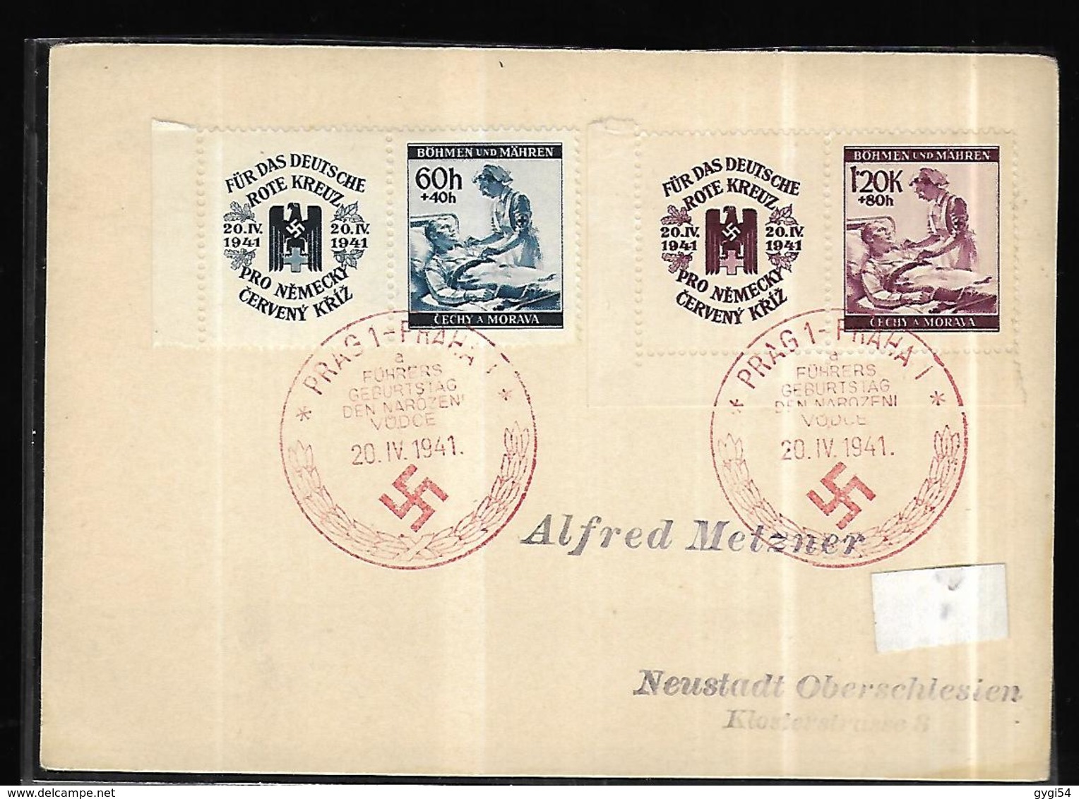 III Reich  1941  Croix Rouge - Lettres & Documents