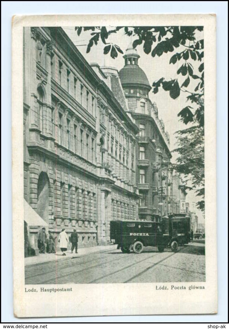 XX004474/ Lodz  Hauptpostamt AK 1939  Polen  - Polen