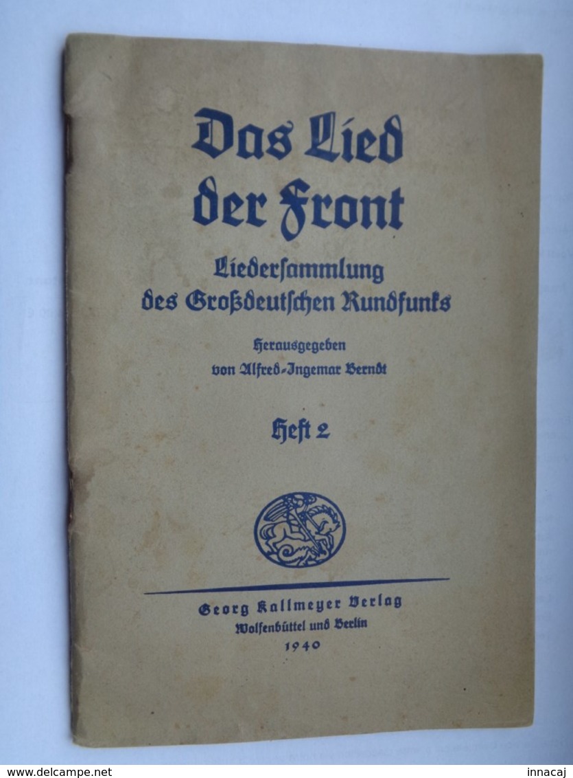 Réf: 14-13..     DAS LIED DER FRONT - Deutschland