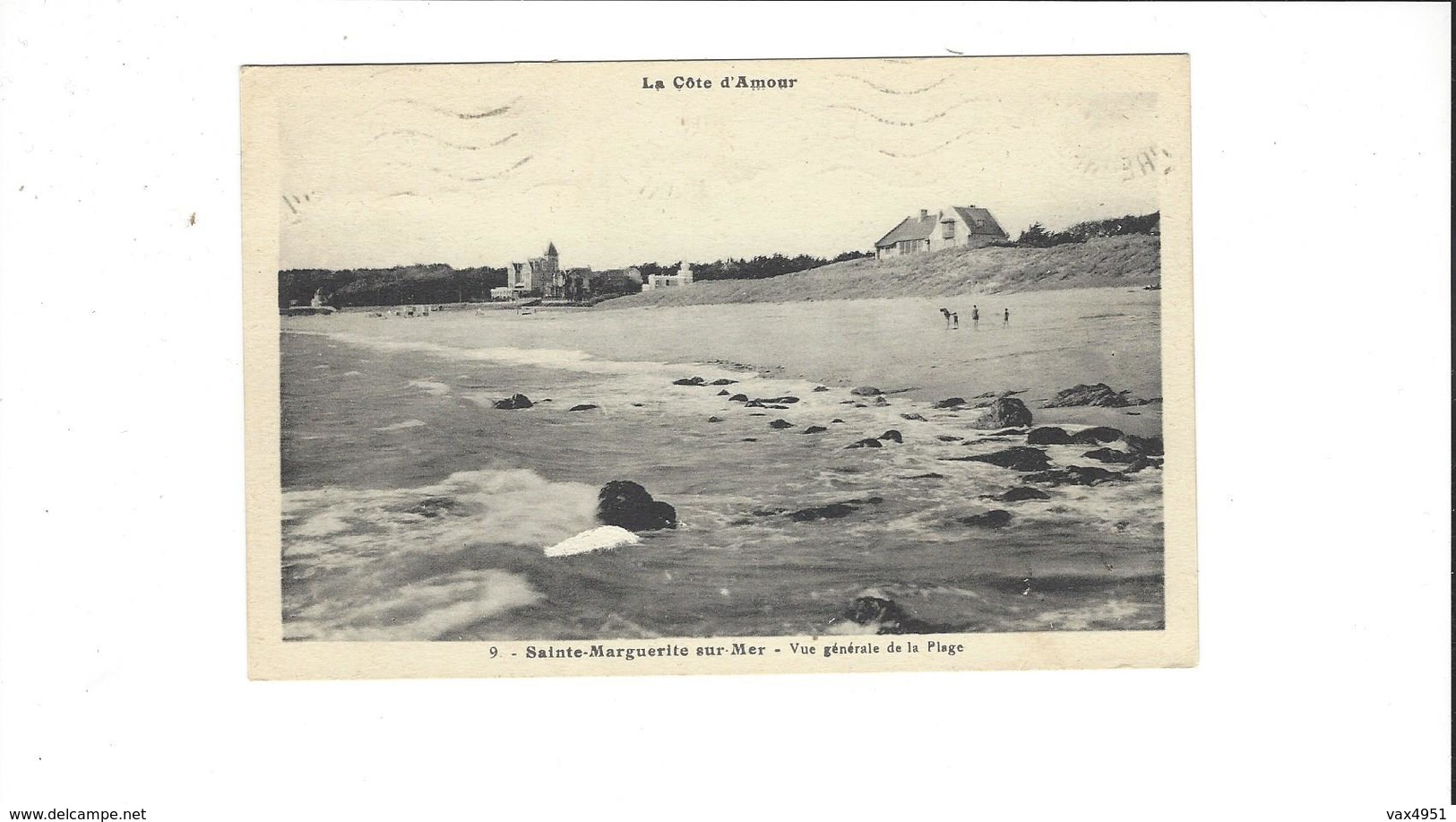 SAINTE MARGUERITE  SUR MER VUE GENERALE  DE LA PLAGE   ******  A    SAISIR   ****** - Pornichet