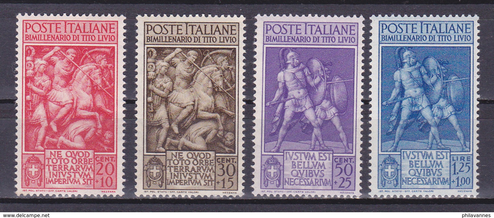 Italie, N° 438/441,Tito Livio, Neuf*, Cote 5€  ( W1910/055) - Nuovi