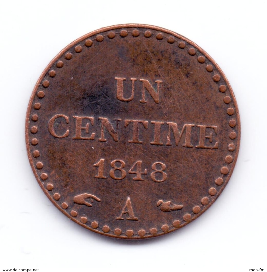 1 Centime Dupré IIème République 1848 A - Autres & Non Classés