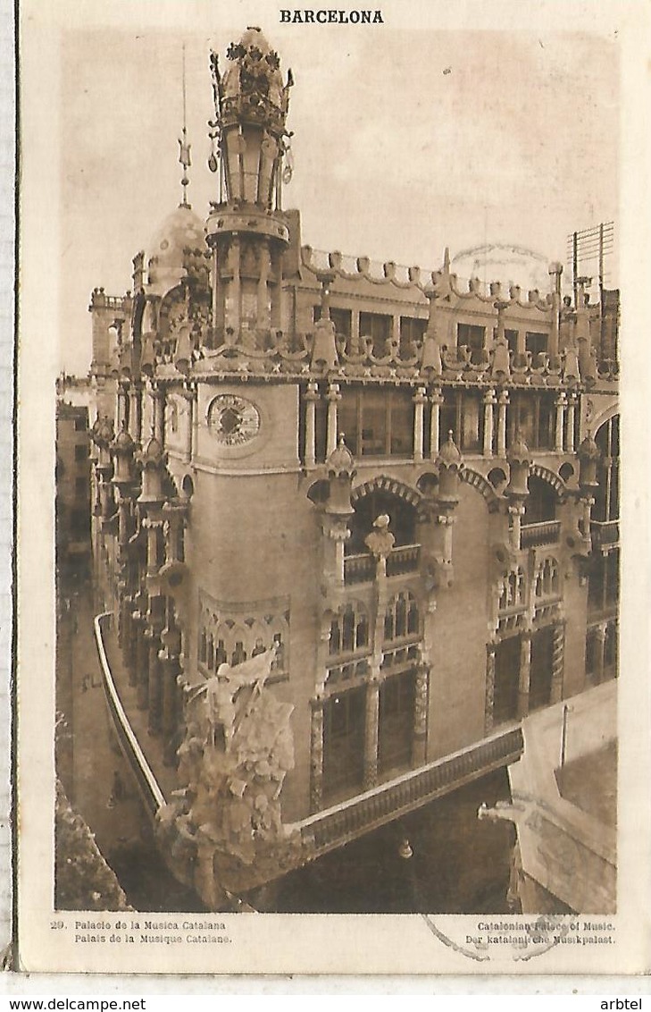 BARCELONA PALACIO MUSICA CATALANA ESCRITA - Barcelona