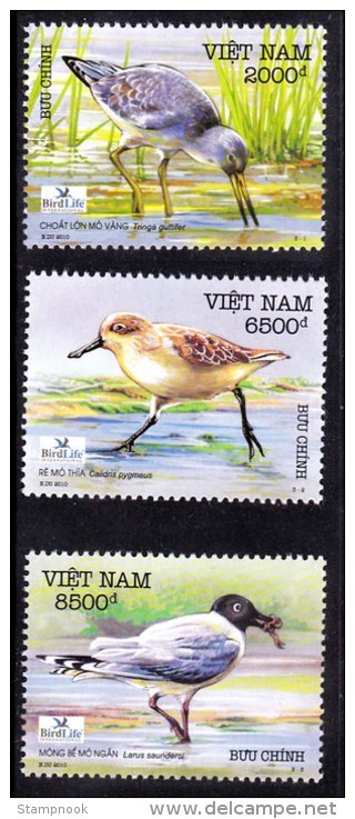 Vietnam Birds Of Coastal Region Set + Souv. Sheet Mint NH VF - Vietnam