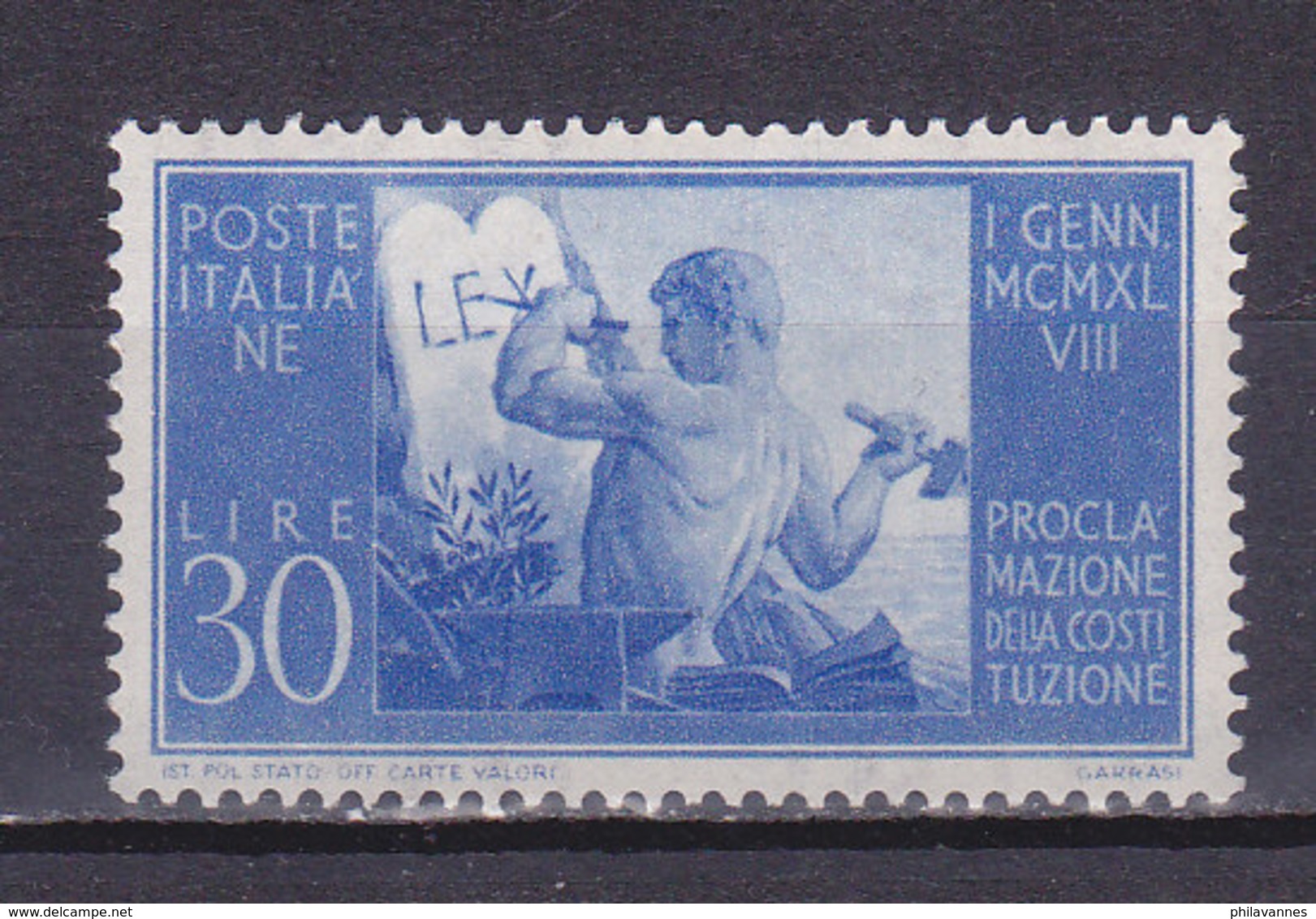 Italie, N° 517, Costituzione, Neuf**, Cote 6€  ( W1910/060) - 1946-60: Nuovi