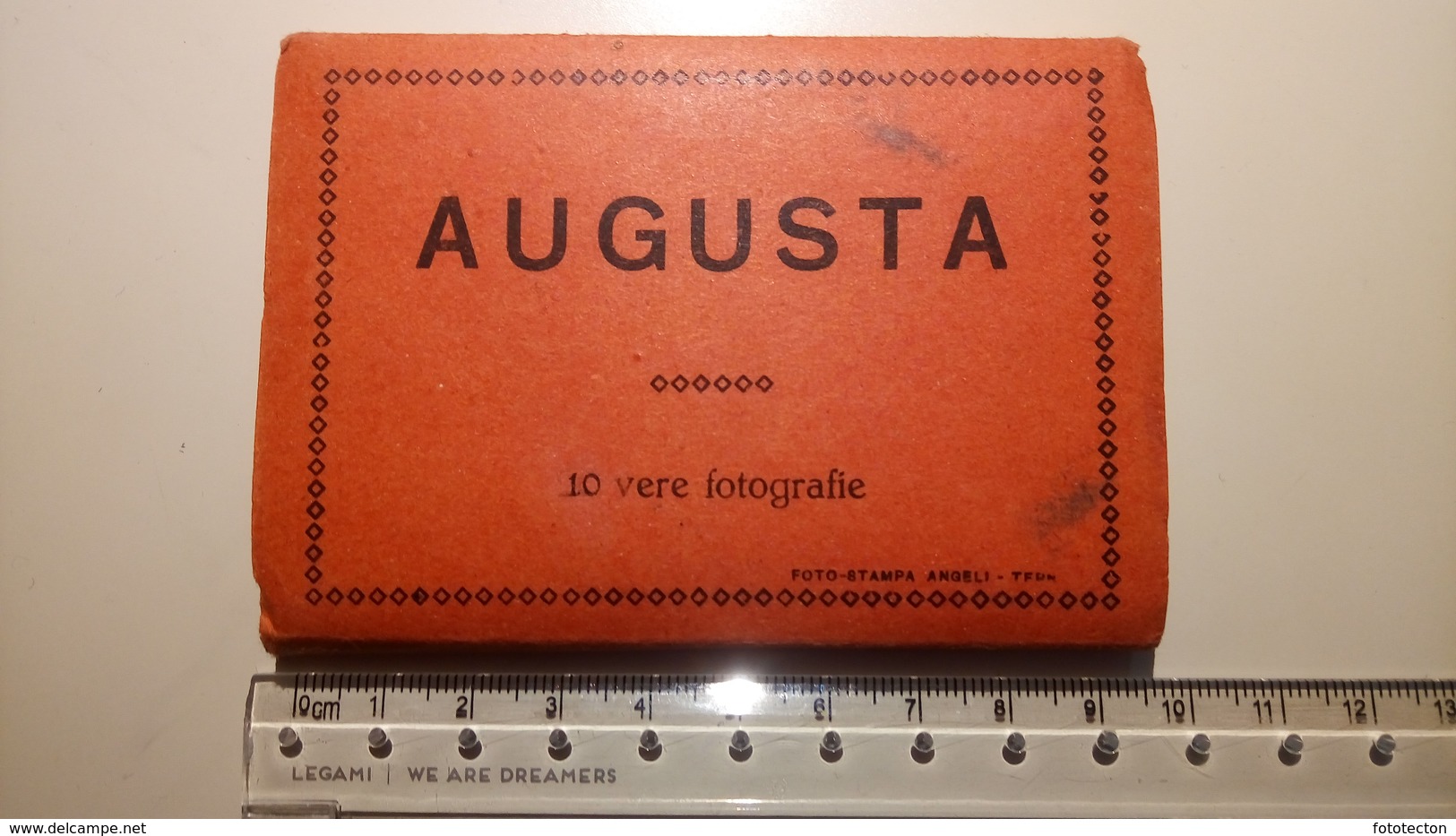 Augusta (Siracusa) - Cofanetto, Carnet 10 Mini Fotografie - Anni '30? - Altri & Non Classificati