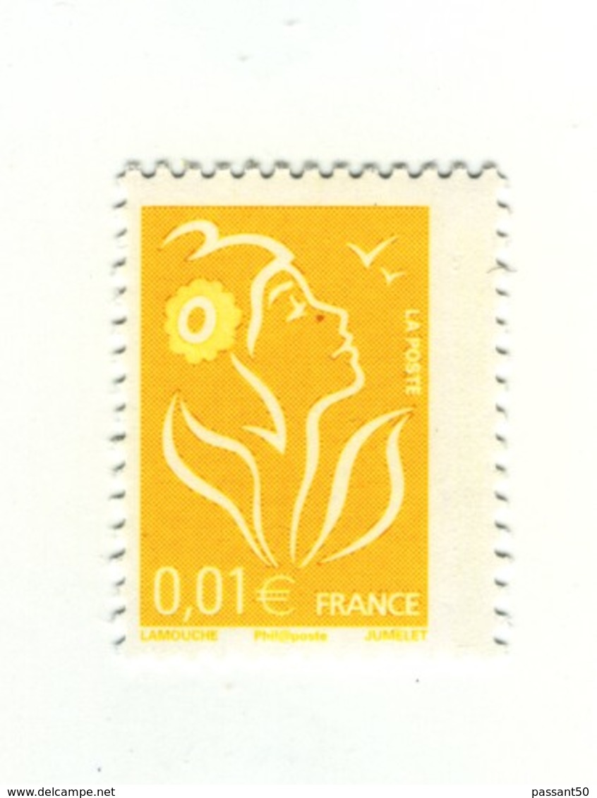 Lamouche 0.01€ Philaposte Type II YT 3731c Avec Joli Piquage Décentré Vers La Droite . Peu Courant , Voir Le Scan . - Neufs