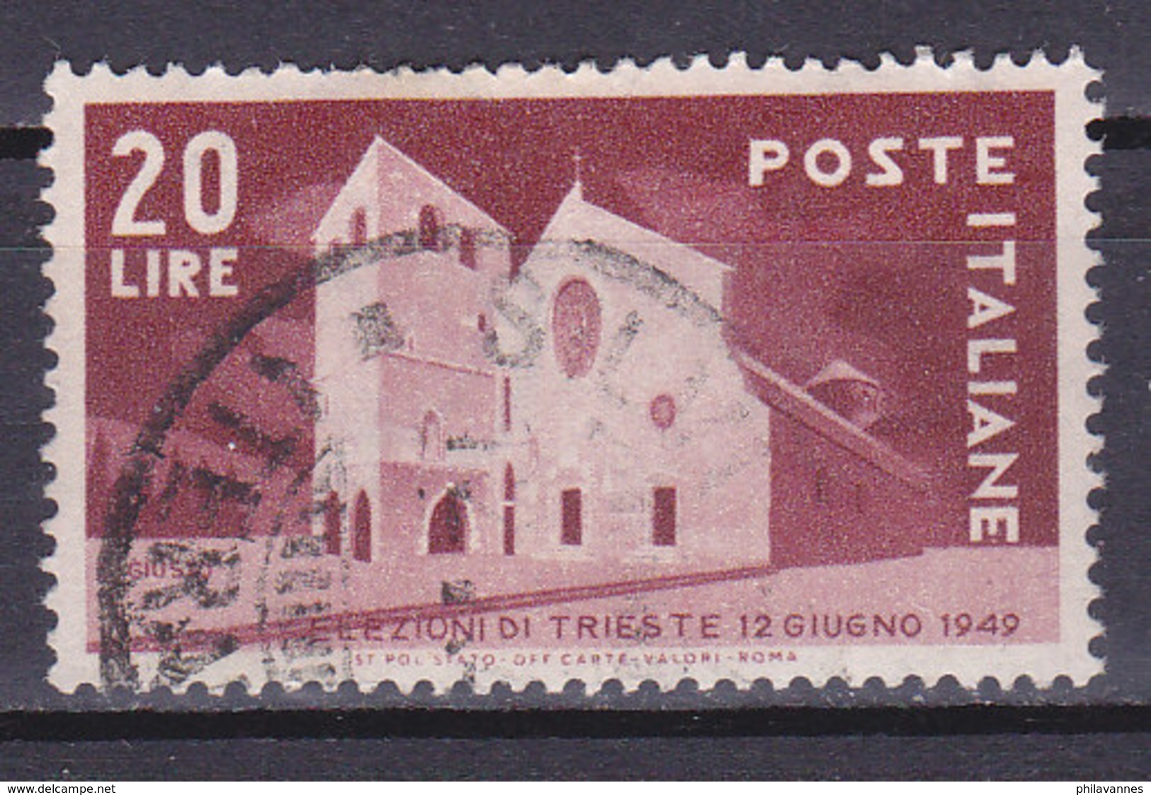 Italie, N° 544, Trieste, Oblitéré, Cote 12.5€  ( W1910/063) - 1946-60: Usati