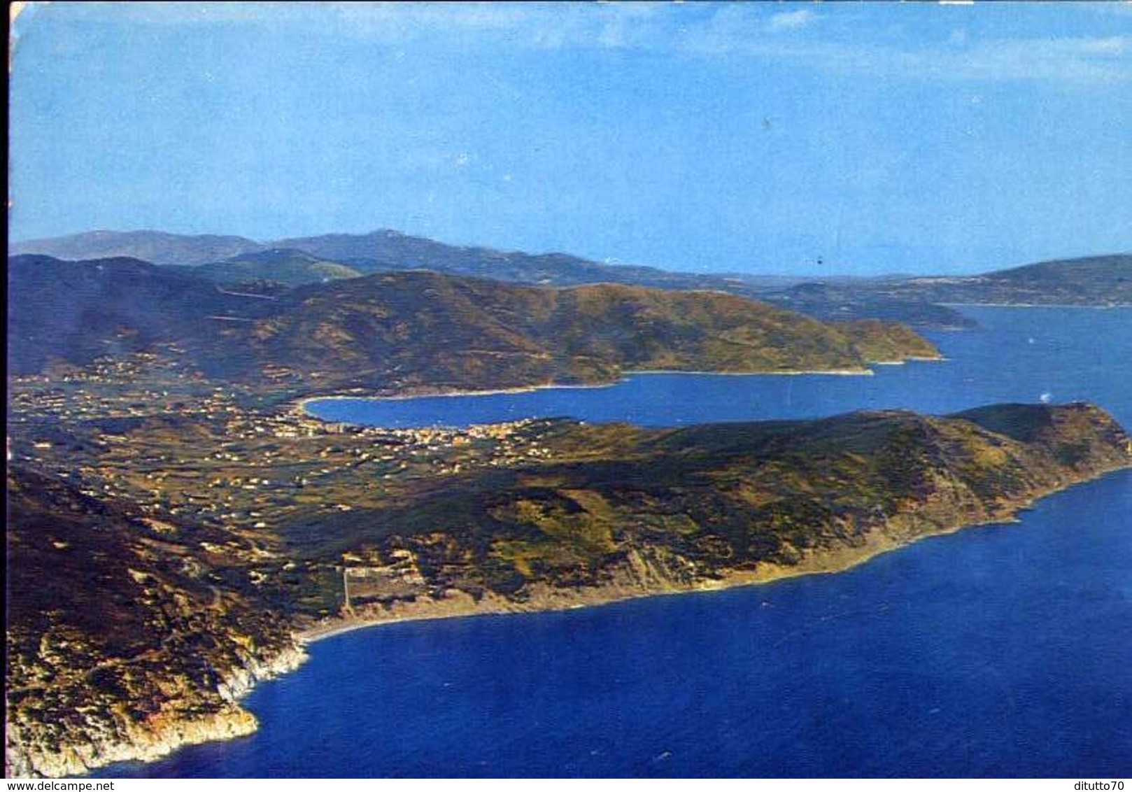 Marina Di Campo - Veduta Dall'aereo - Isola D'elba - 350 - Formato Grande Viaggiata – E 10 - Livorno