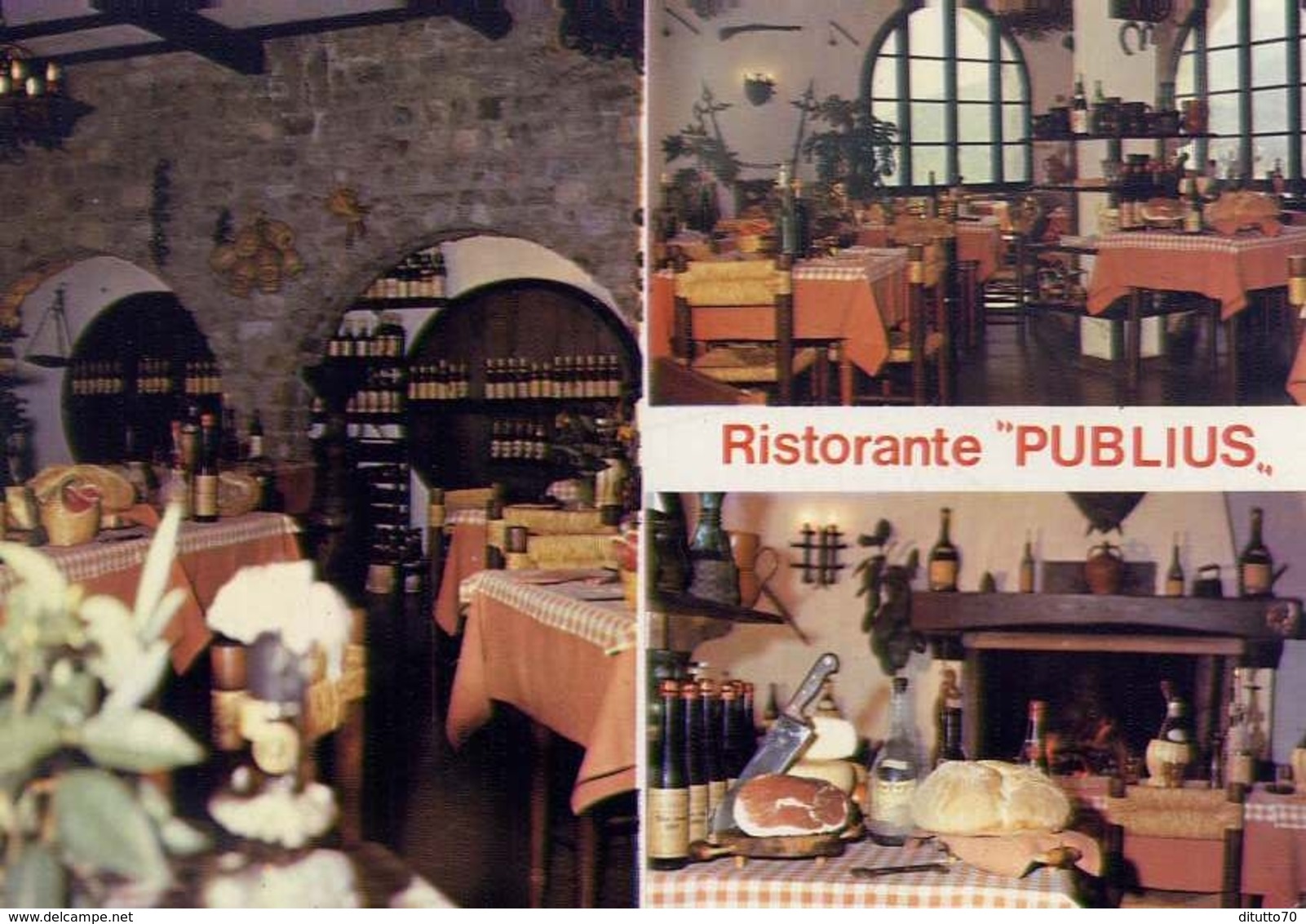 Poggio - Isola D'elba - Ristorante Publius - Formato Grande Non Viaggiata – E 10 - Livorno