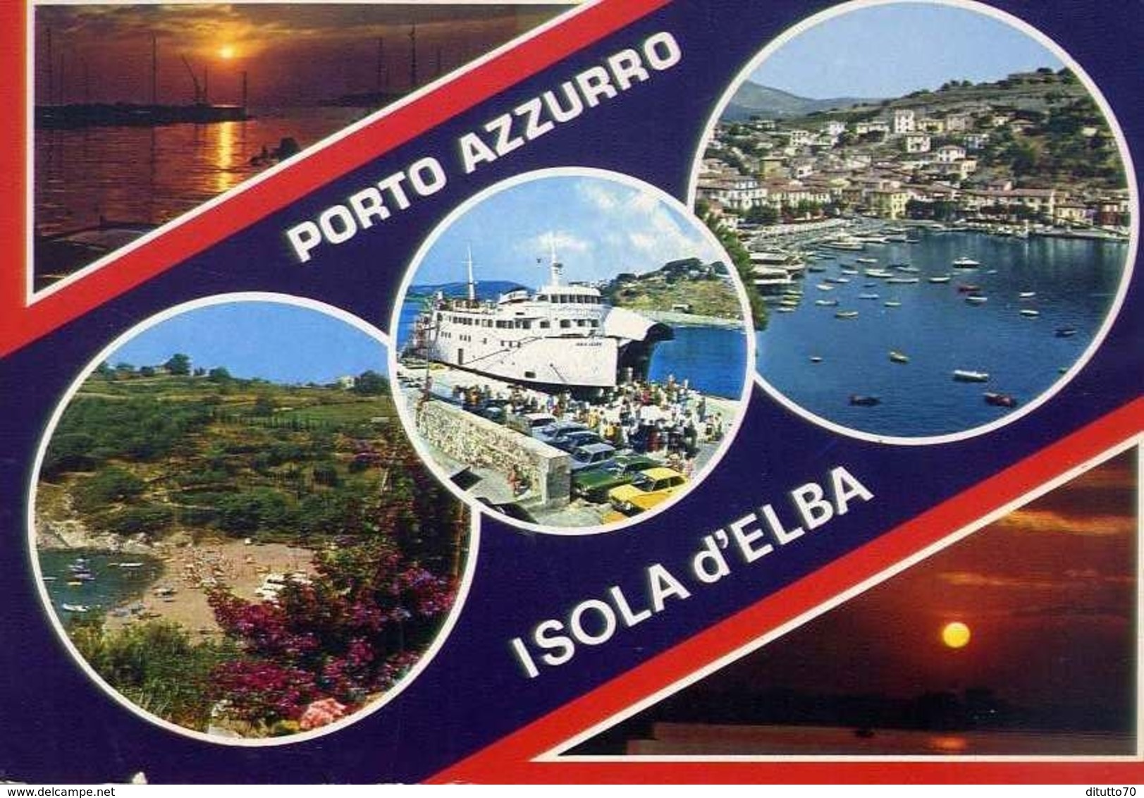 Porto Azzurro - Isola D'elba - 564 - Formato Grande Viaggiata – E 10 - Livorno