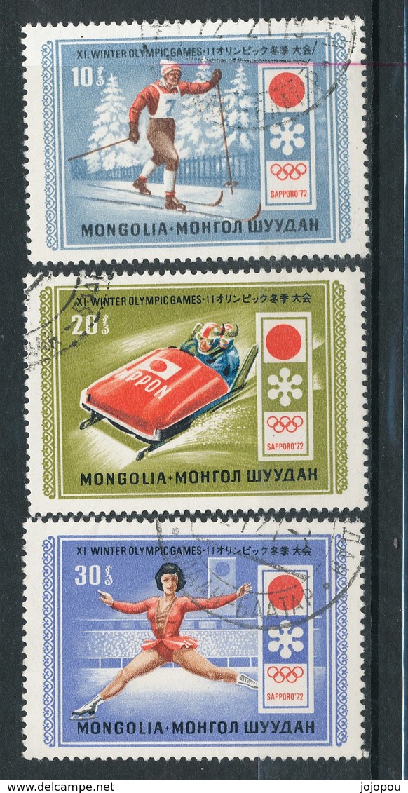 N° Yv 596/598 - J.O. De Saporo - Mongolie