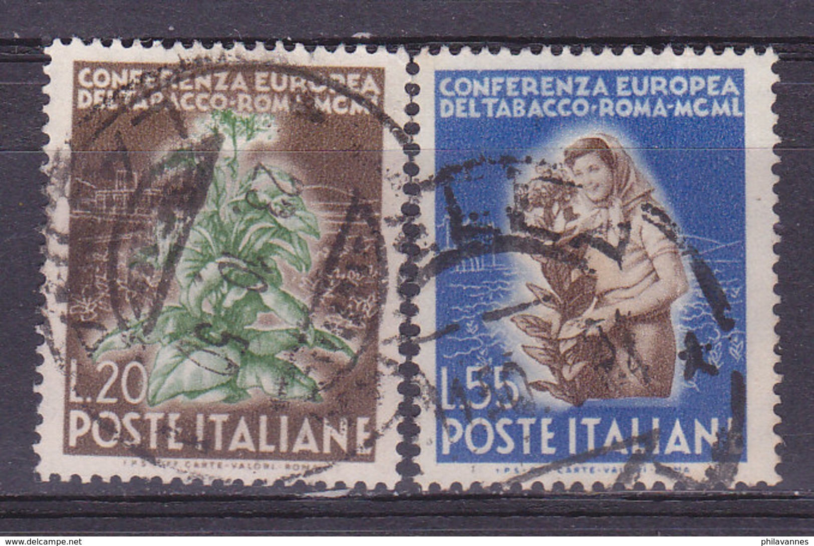 Italie, N° 568+569, , Oblitéré, Cote 42€  ( W1910/067) - 1946-60: Usati