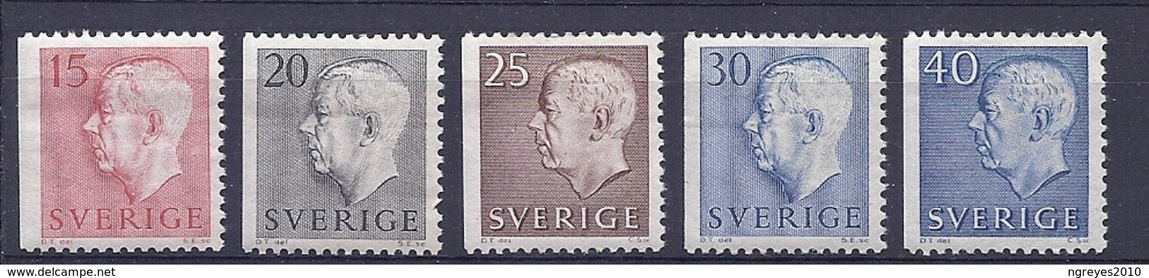 190031328   SUECIA  YVERT  Nº  460/462/463/464/470  **/MNH - Nuevos