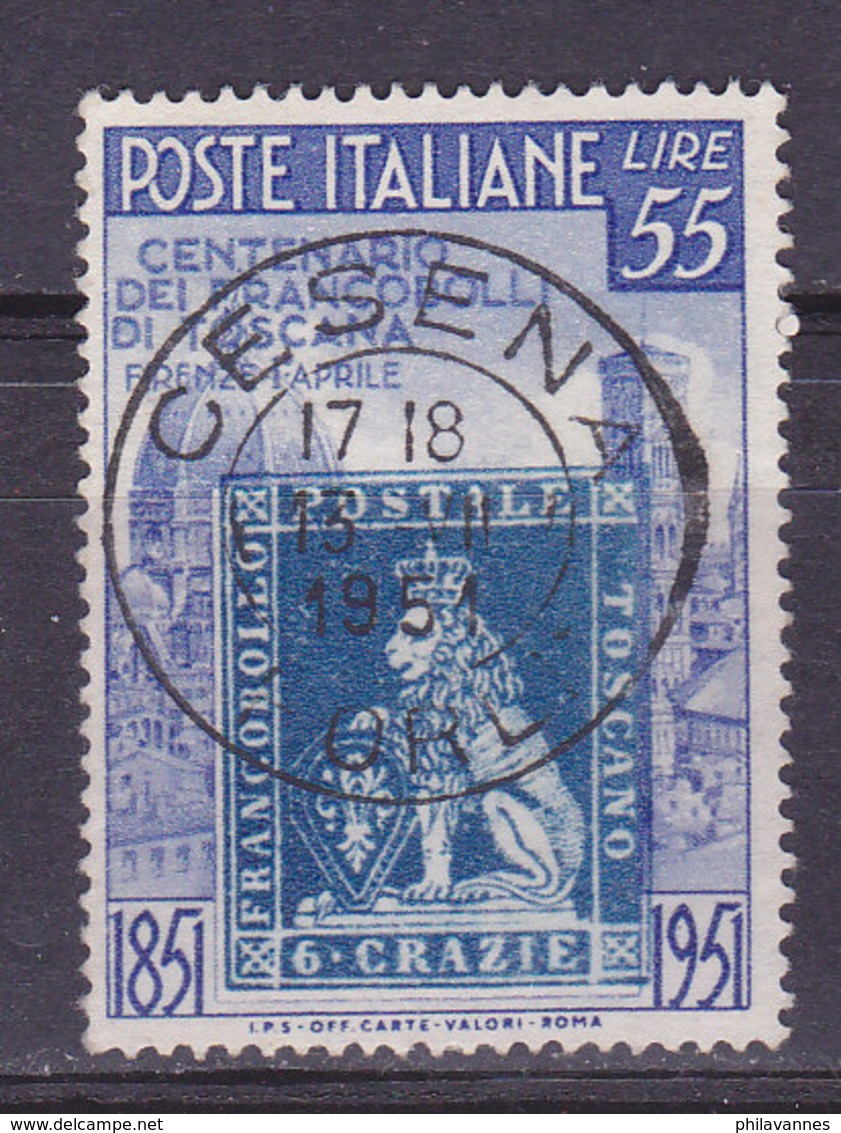 Italie, N° 592, , Oblitéré, Cote 33.5€  ( W1910/070) - 1946-60: Usati