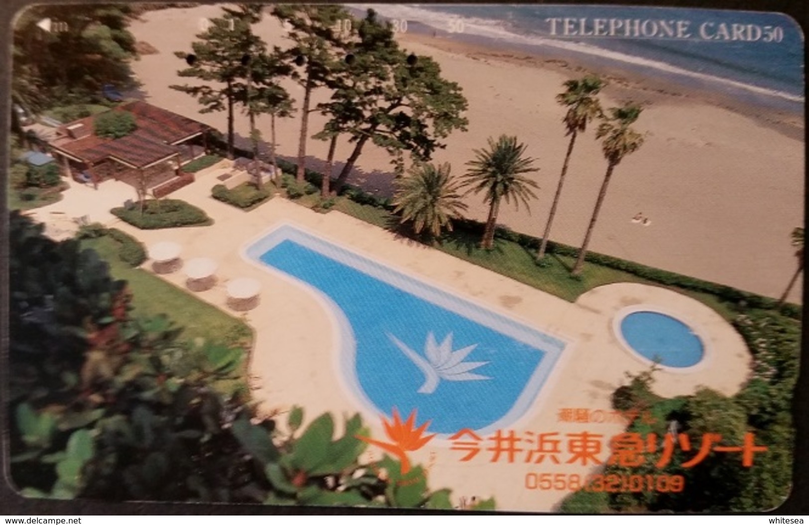 Telefonkarte Japan - Werbung - Pool - Strand , Beach  - 290-27010 - Japan