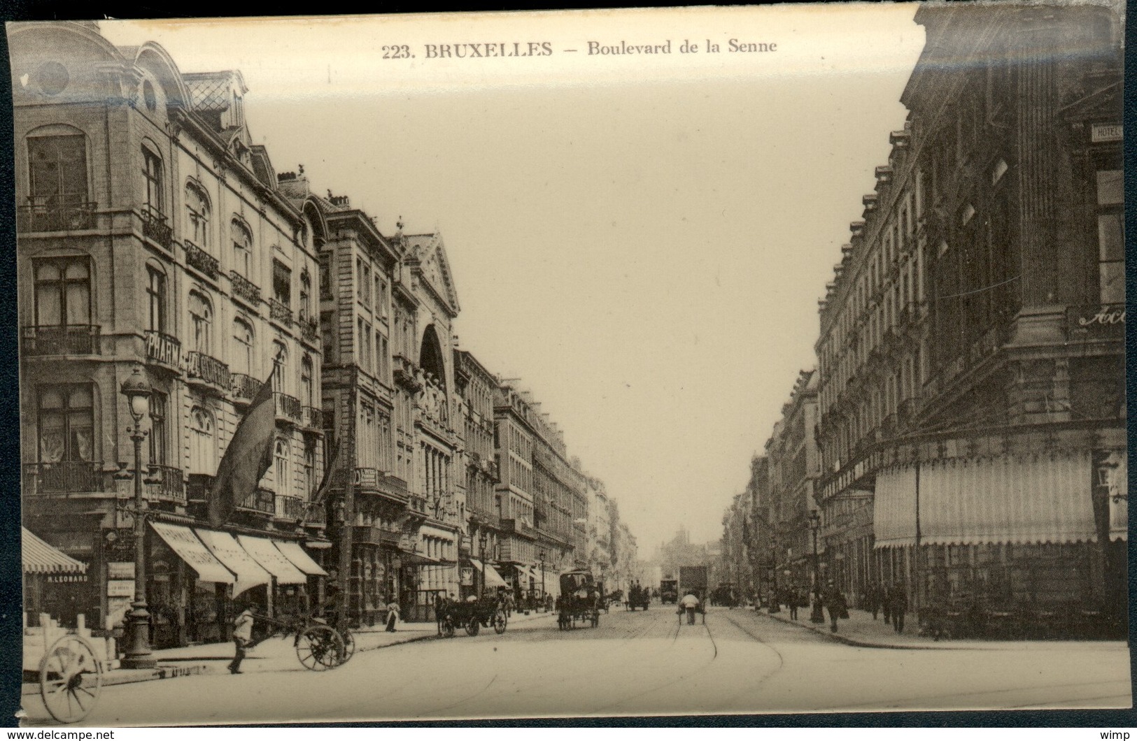 BRUXELLES :  Boulevard  De La Senne - Lanen, Boulevards